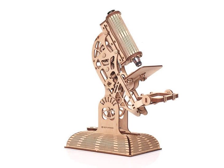 فایل آماده برش لیزری میکروسکوپ چوبی (طرح دکوراتیو و آموزشی)